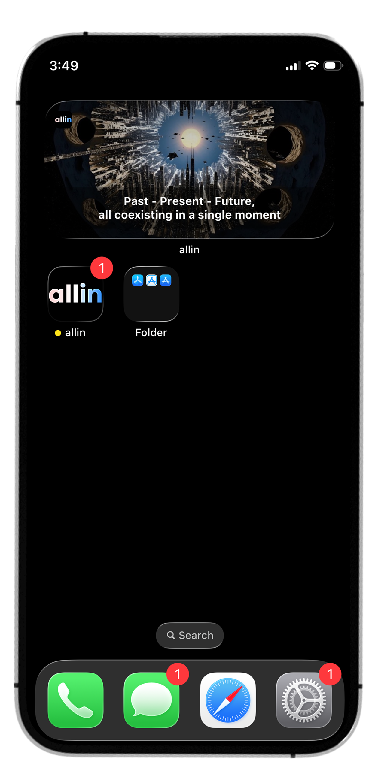 Left phone mockup